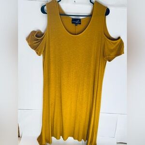 George Mustard Yellow Midi Dress